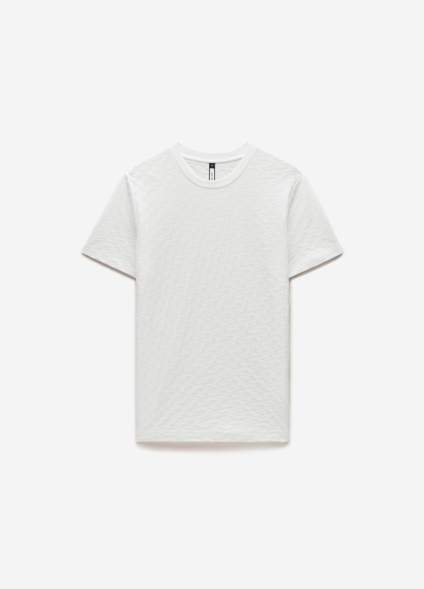 CALIBRE Jacquard T-shirt White