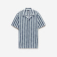 Ink Stripe Shirt White Navy
