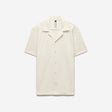 Plush Terry Logo Short Sleeve Shirt Ivory