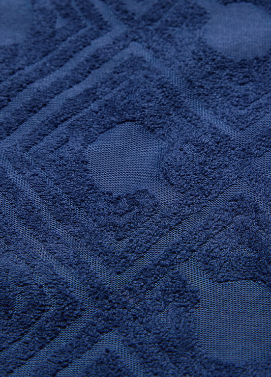 Plush Terry Logo T-shirt Blue