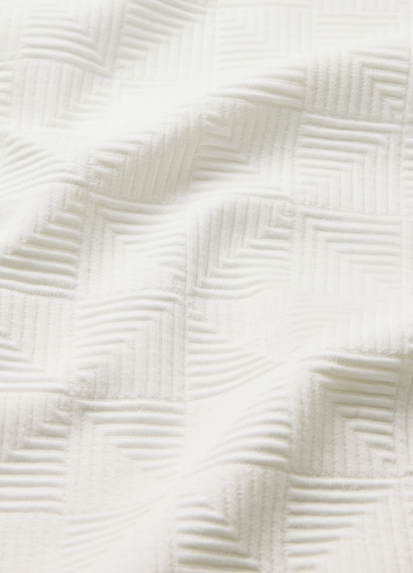 Relaxed Textured T-shirt Ivory