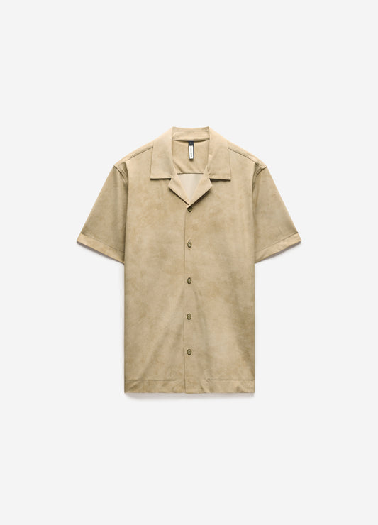 Performance Cuban Collar Shirt Putty