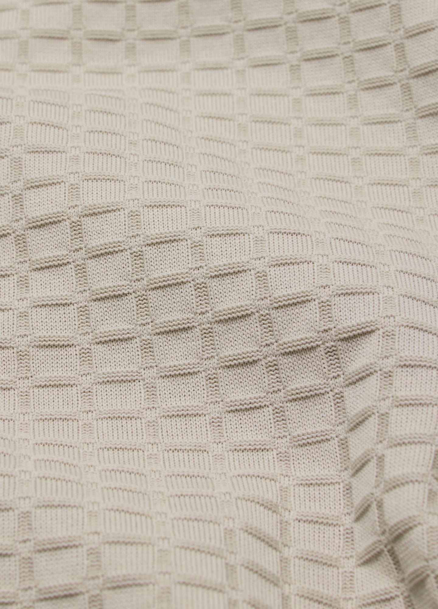 Ombre Cuff Jacquard T-shirt Natural