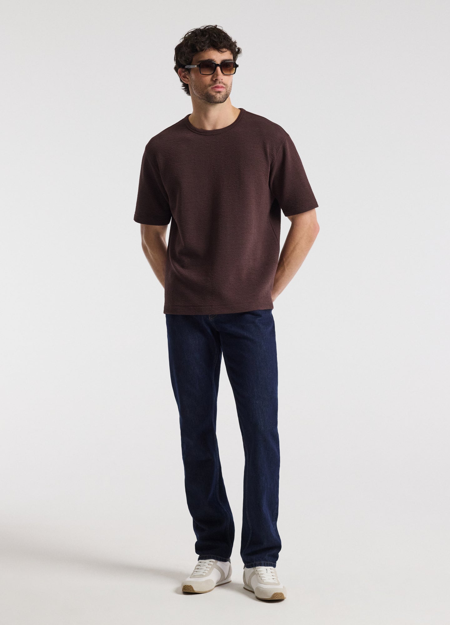 Loose Fit Crinkle T-Shirt