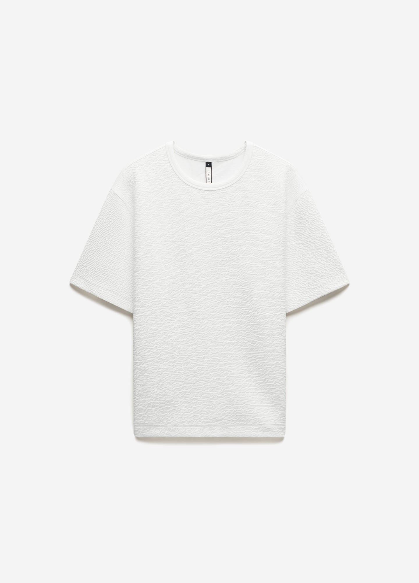Loose Fit Crinkle T-shirt Ivory