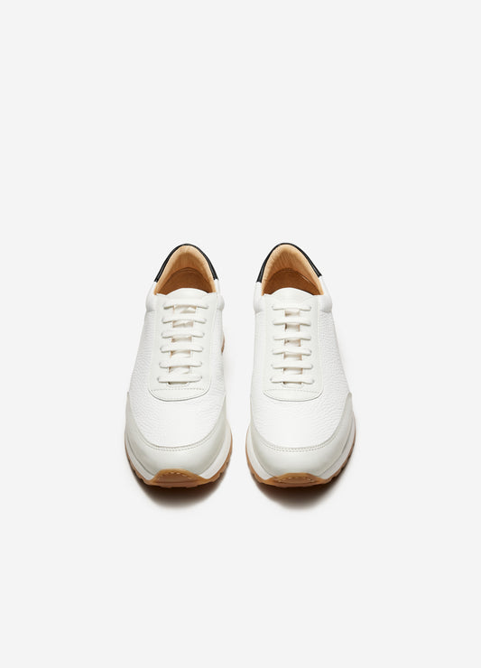 Full Grain Sport Sneaker White Combo