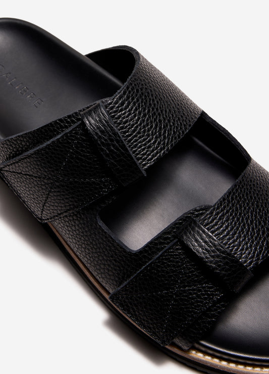 Double Strap Sandal Black Combo