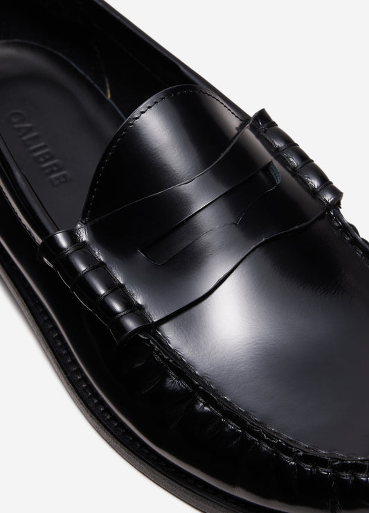 Handmade Penny Loafer Black