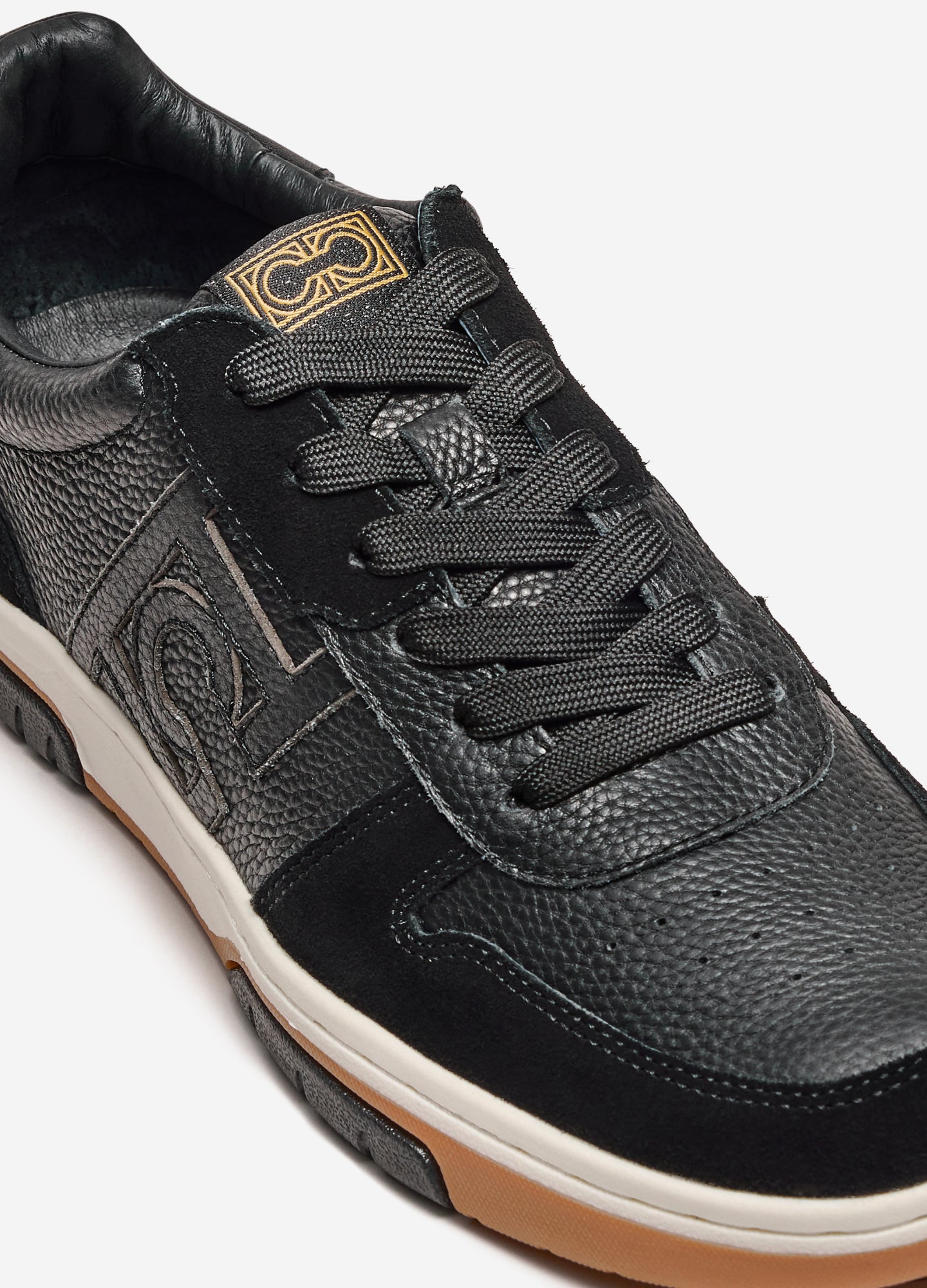 Logo Court Sneaker Black Combo