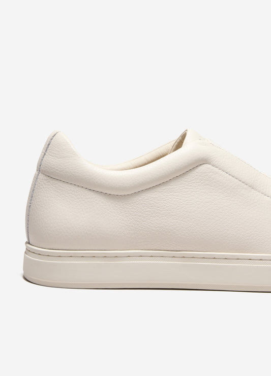 Slip-On Elastic Sneaker Cream