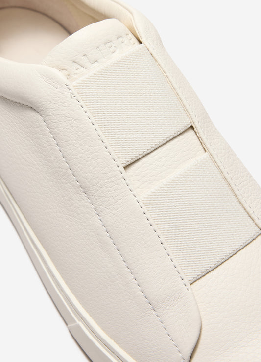Slip-On Elastic Sneaker Cream