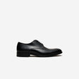 Black Leather Derby Black