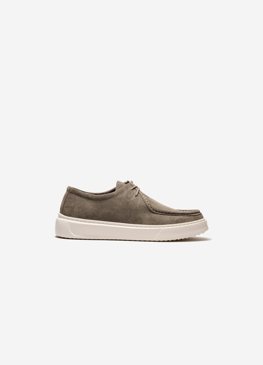 Suede Deck Shoe Grey
