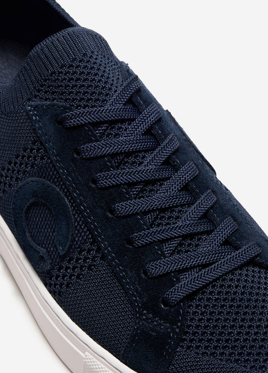 Knit Monogram Sneaker Navy