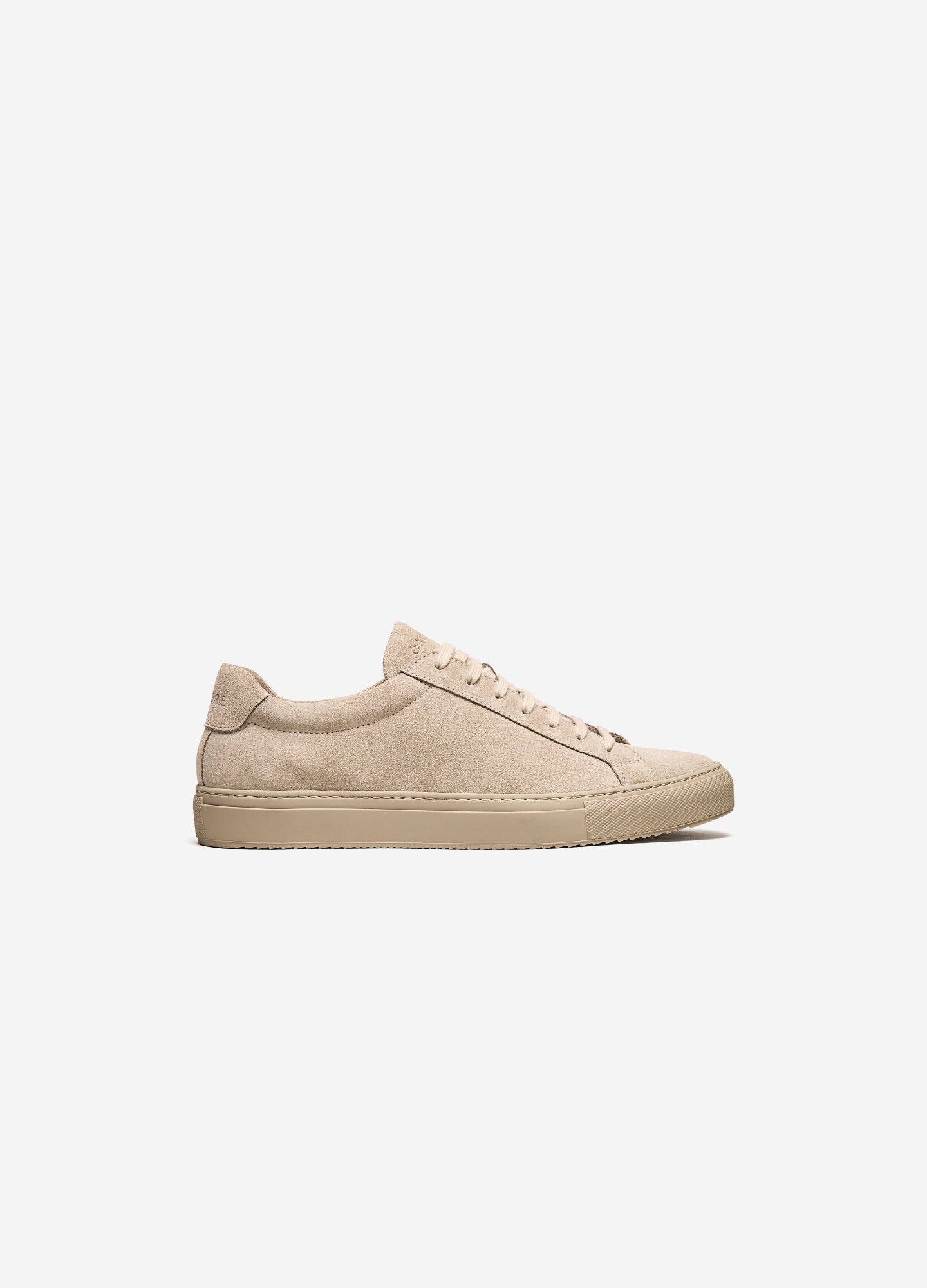 Tonal Suede Sneaker Stone