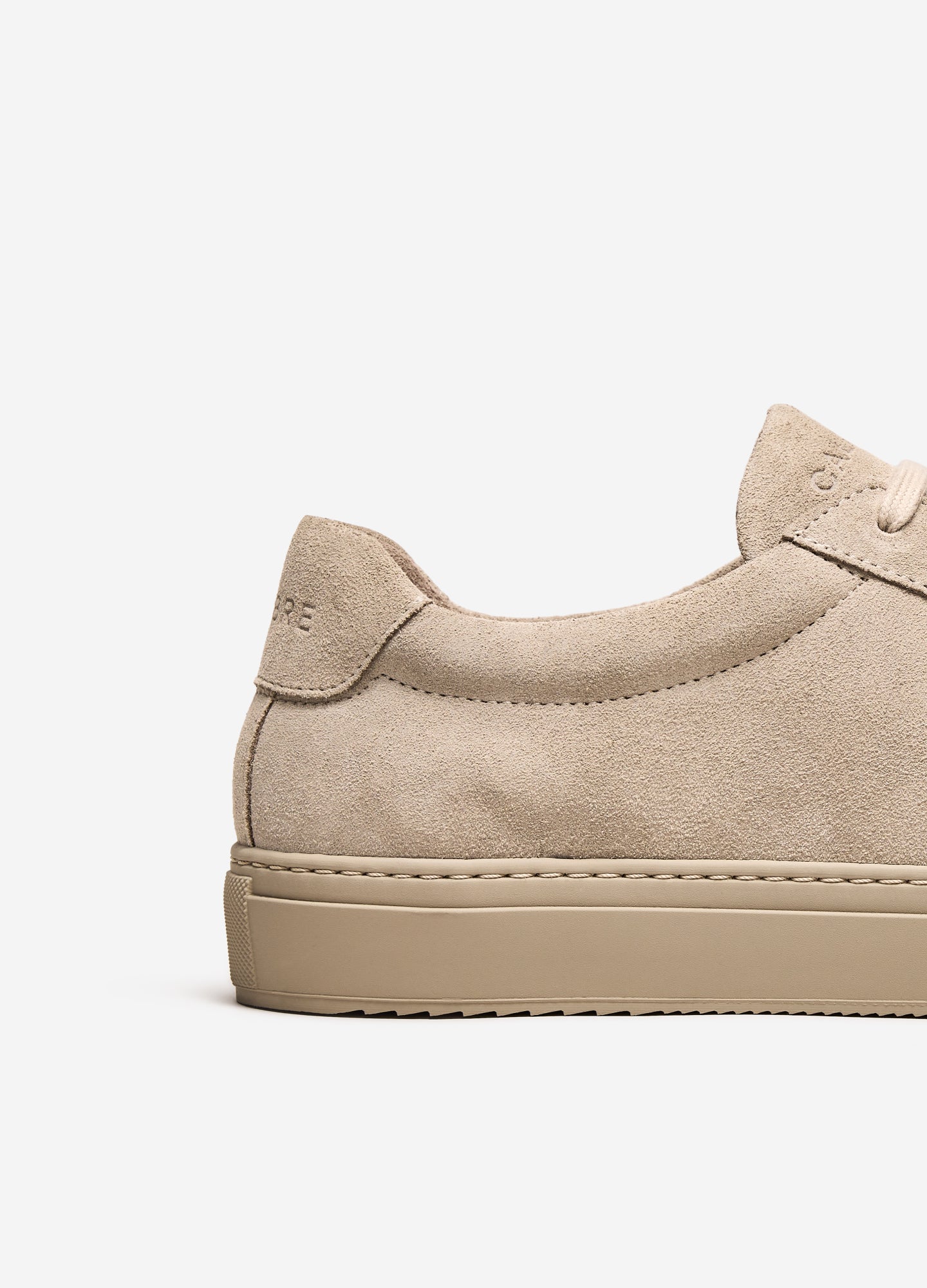 Tonal Suede Sneaker Stone