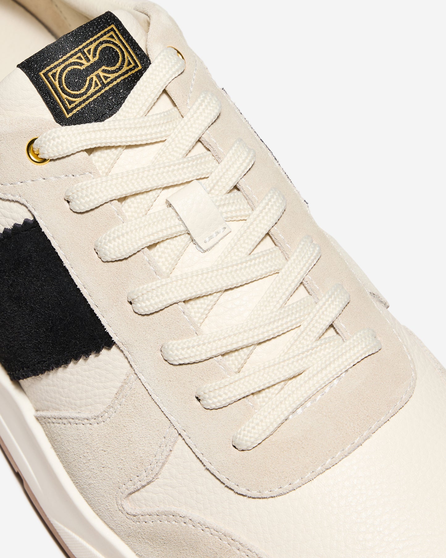 Stripe Sport Sneaker Cream Combo