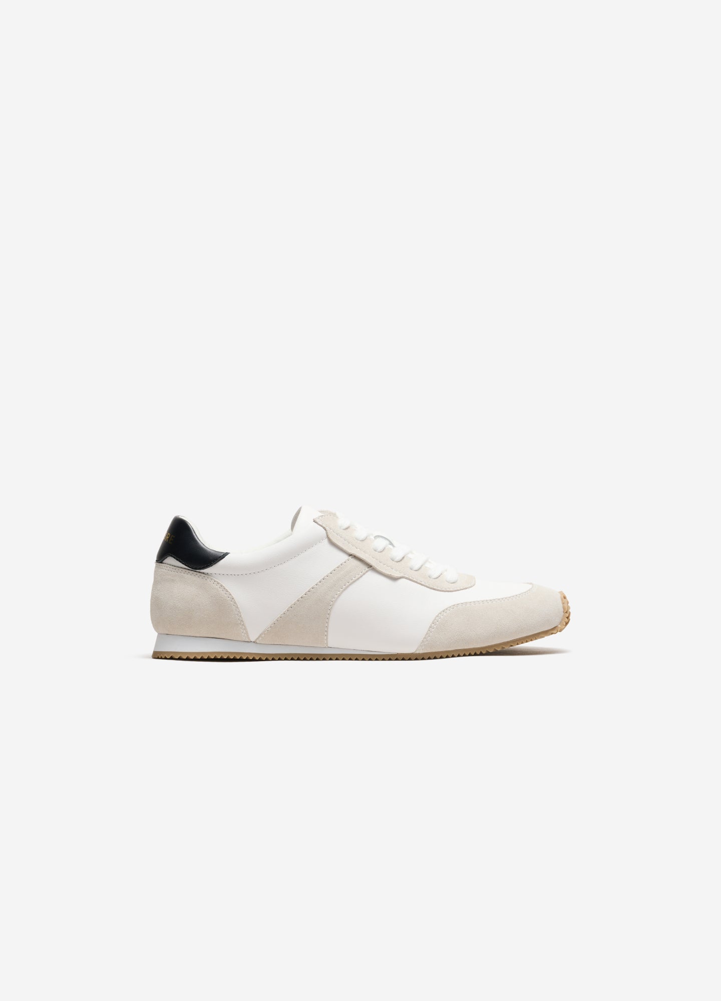 Low Profile Leather Sneaker White Combo