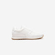 Woven Leather Sport Sneaker White
