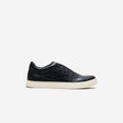 Croc Embossed Leather Sneaker Black
