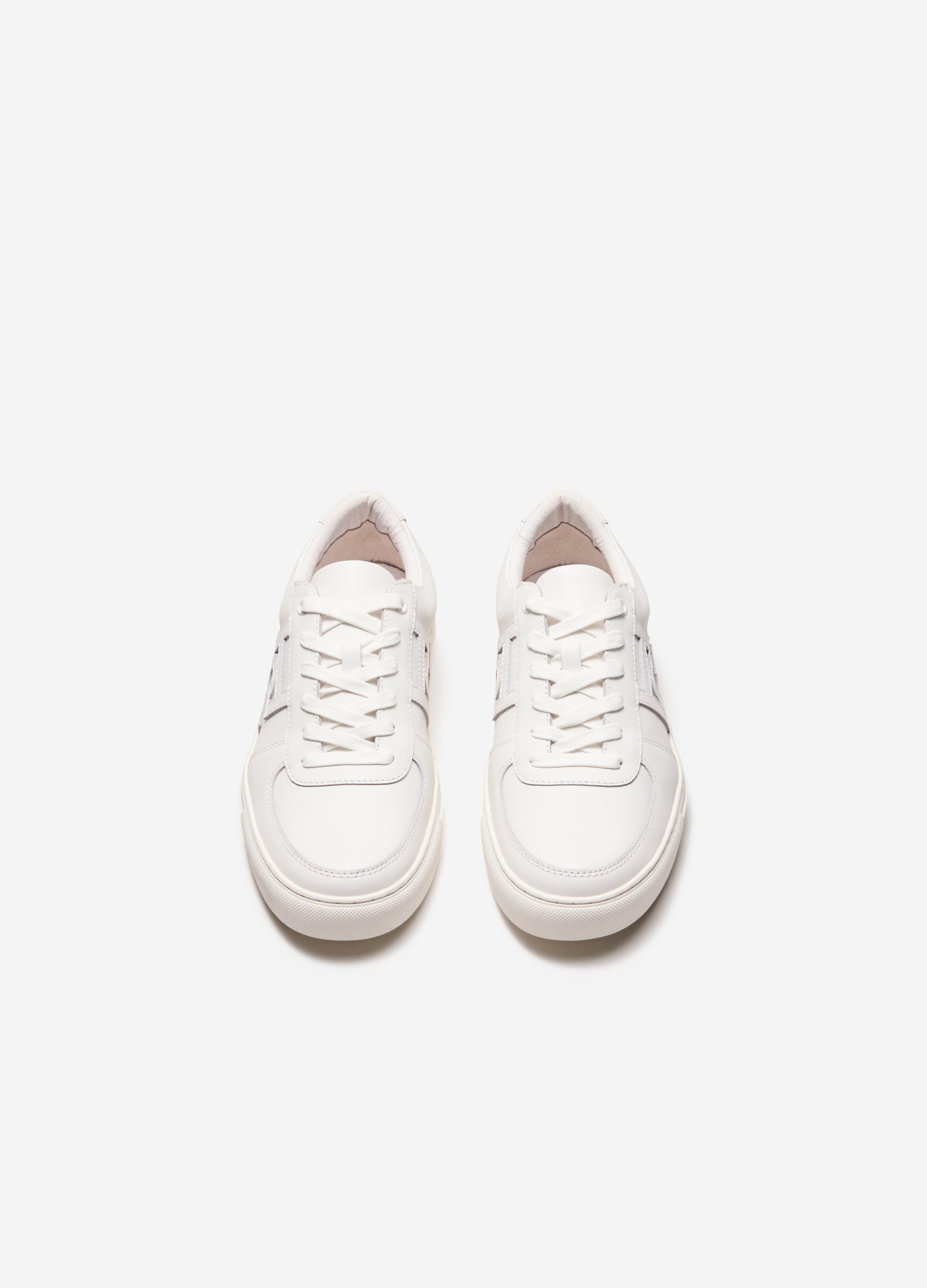 Monogram Leather Sneaker White