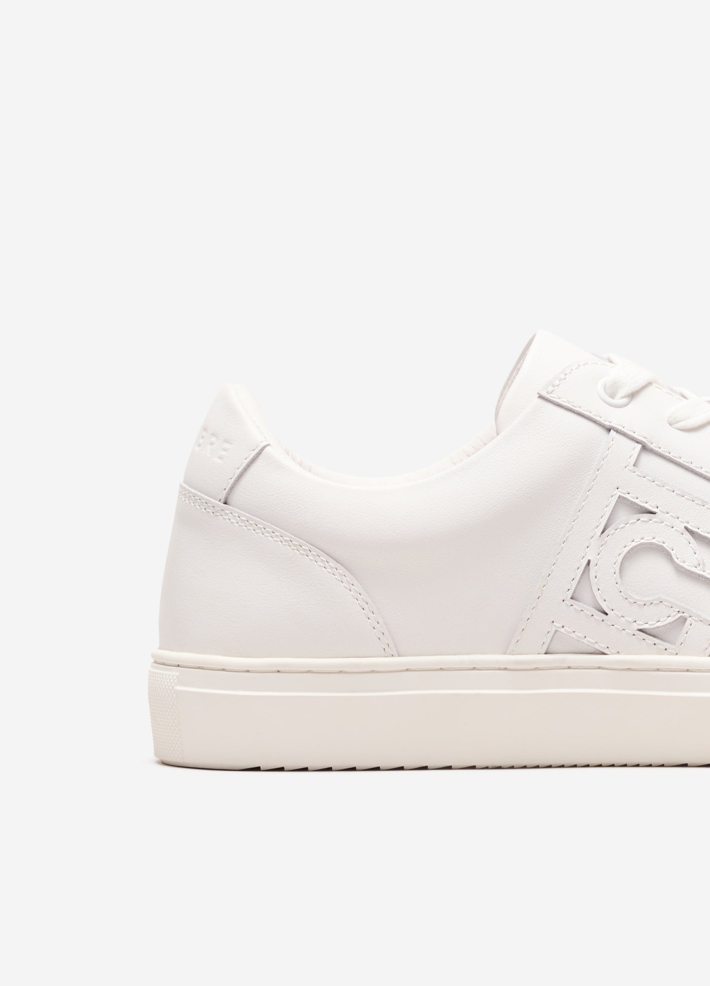 Monogram Leather Sneaker White