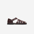 Leather Fisherman Sandal Chocolate