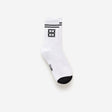 Monogram Sneaker Socks White