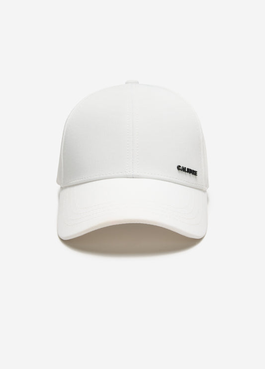 Logo Plate Cap White