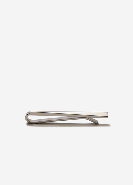 Wave Tie Bar Silver