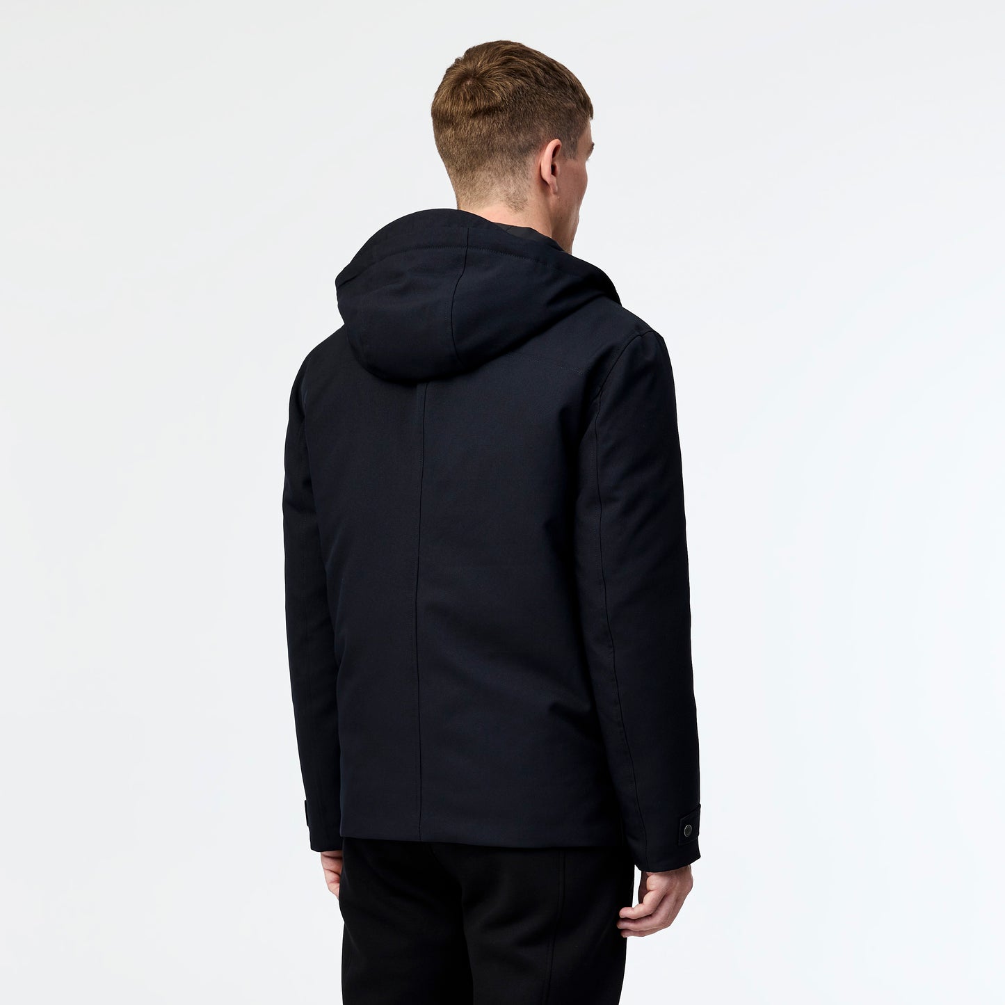 Tech Down Parka Jacket Navy