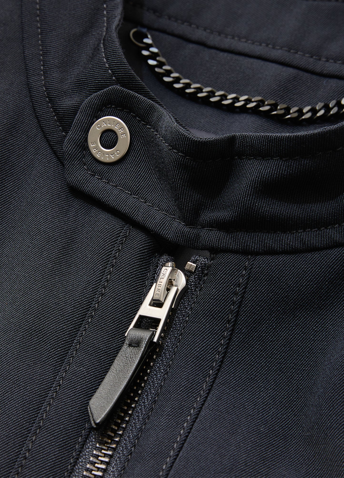 Tech Wool Harrington Jacket Navy