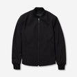 Tech Wool Bomber Jacket Black