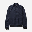 Tech Cotton Bomber Jacket Navy