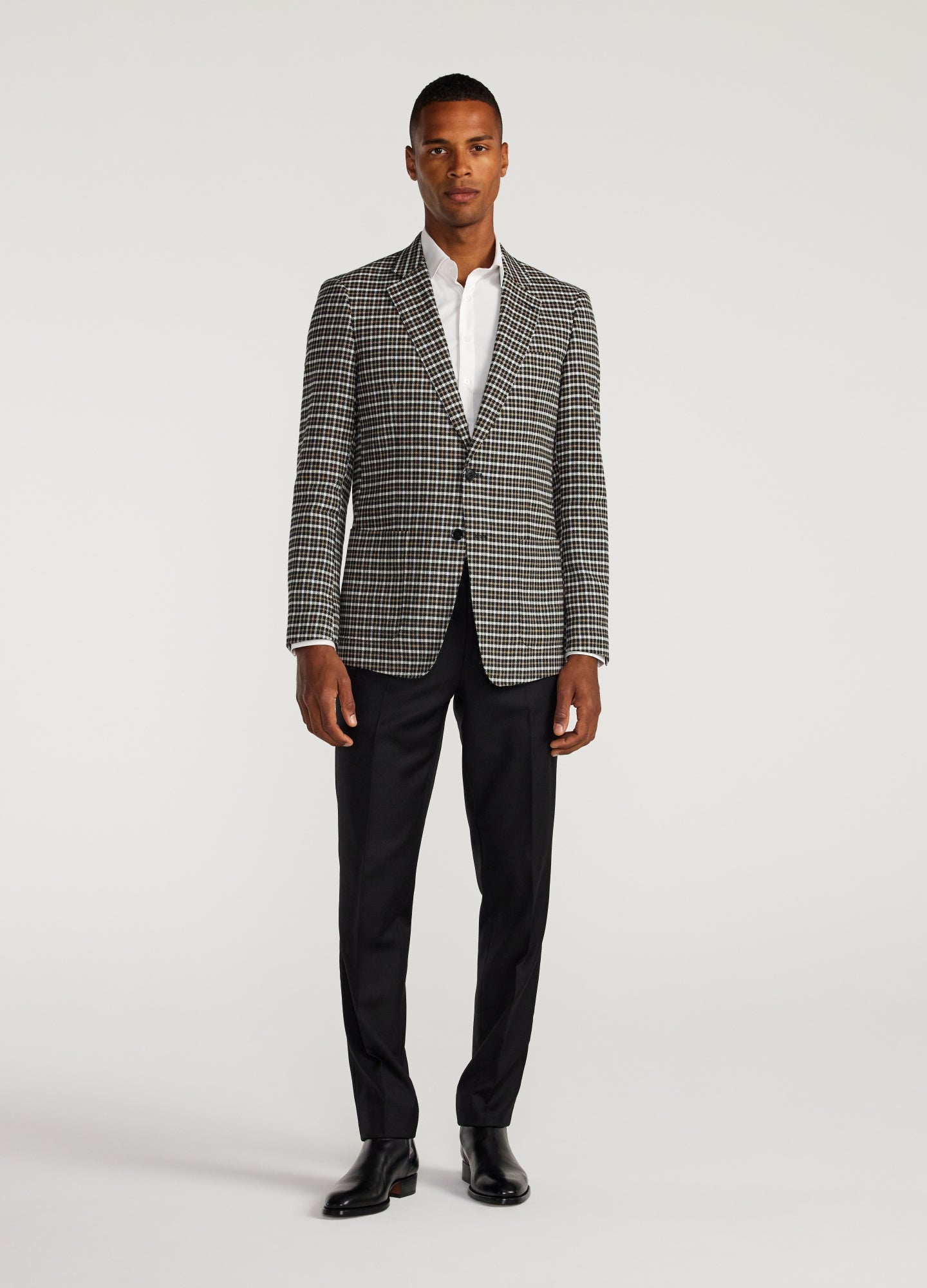 Double Check Blazer Camel