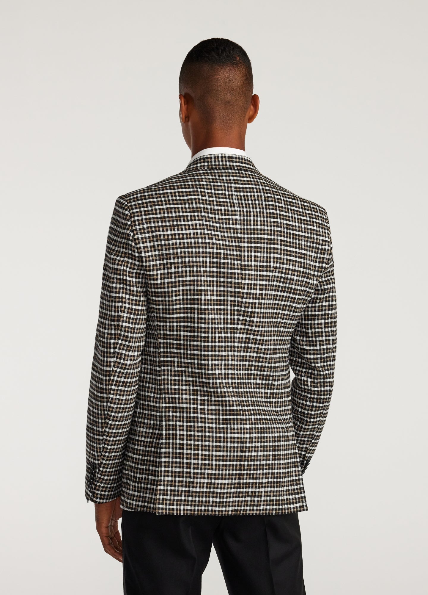 Double Check Blazer Camel