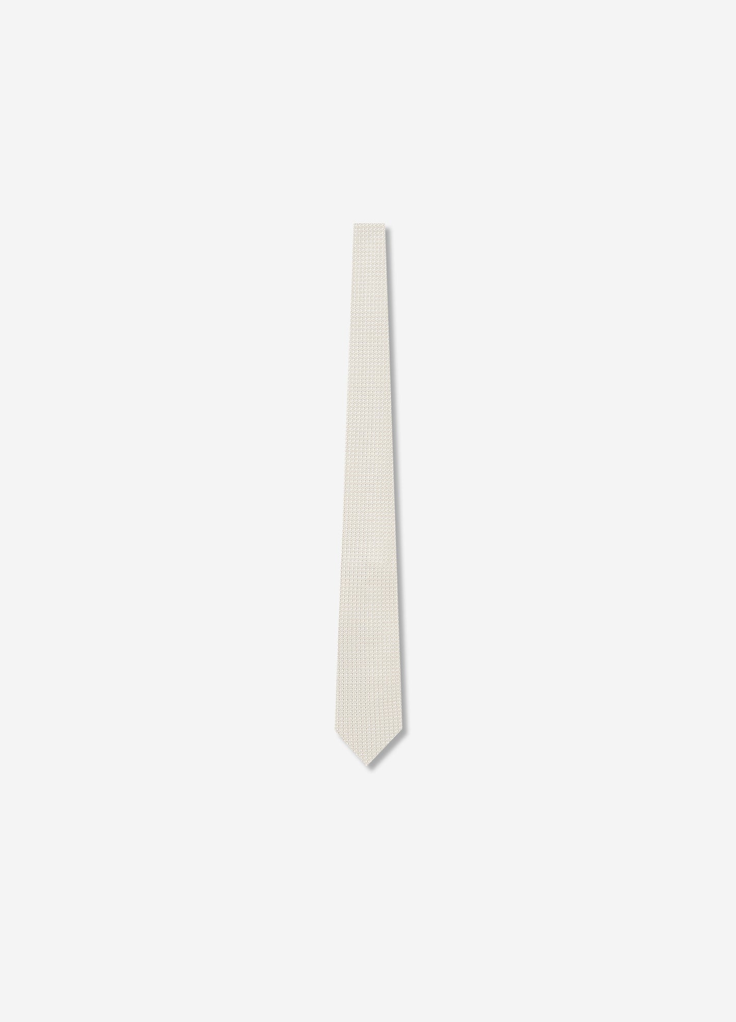 Knit Effect Regular Tie Natural