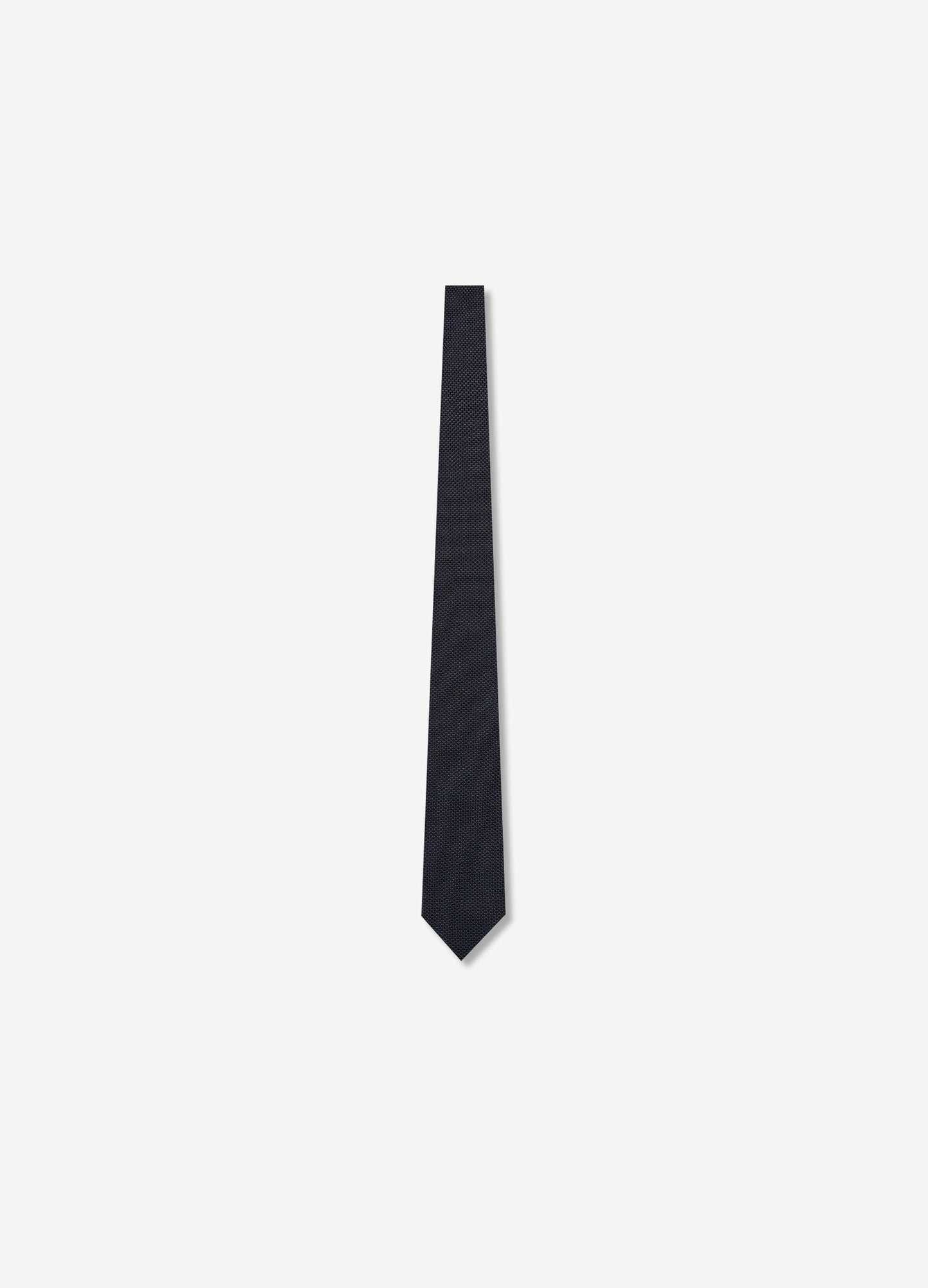 Silk Knitted Tie Navy