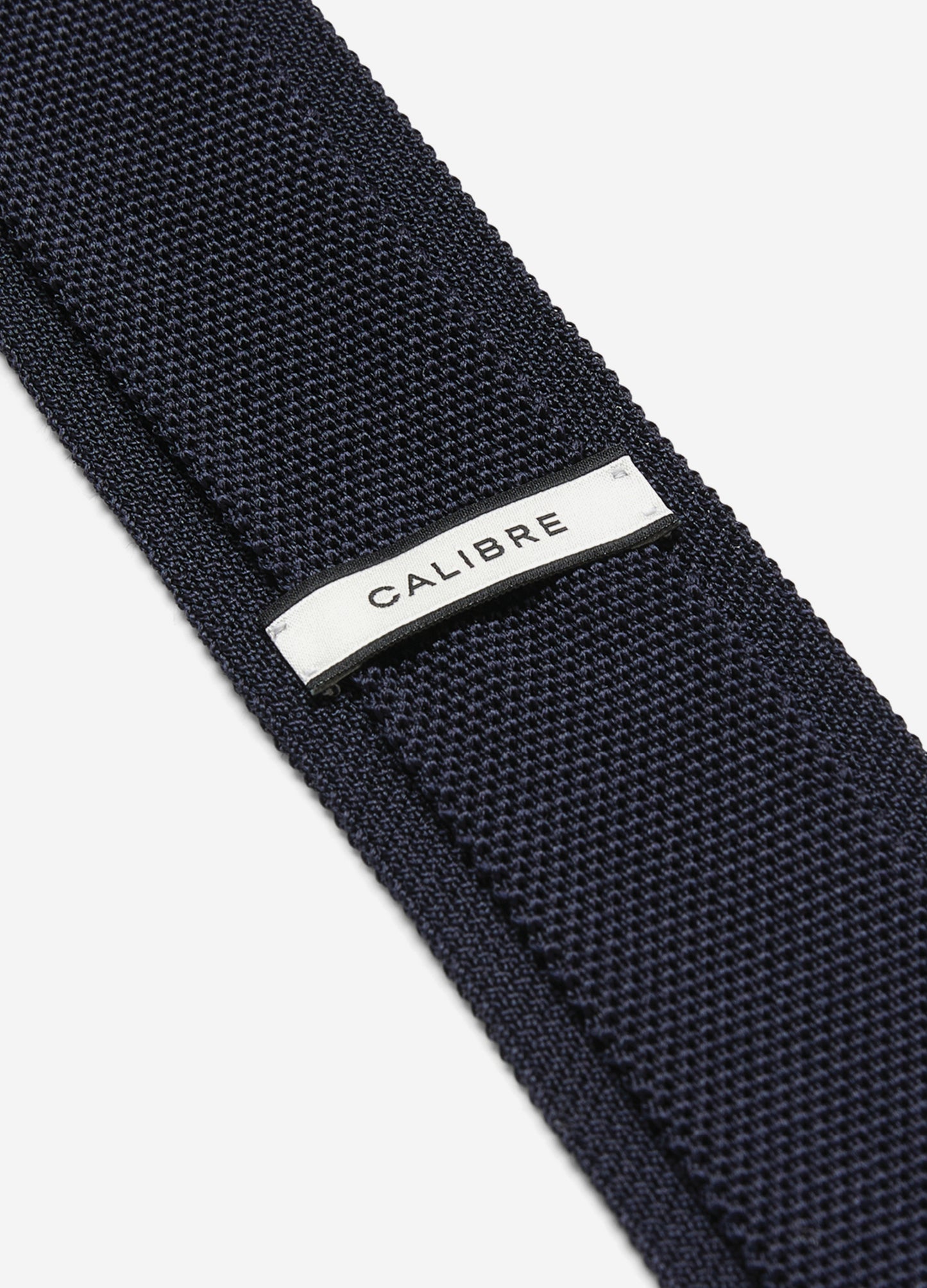 Silk Knitted Tie Navy