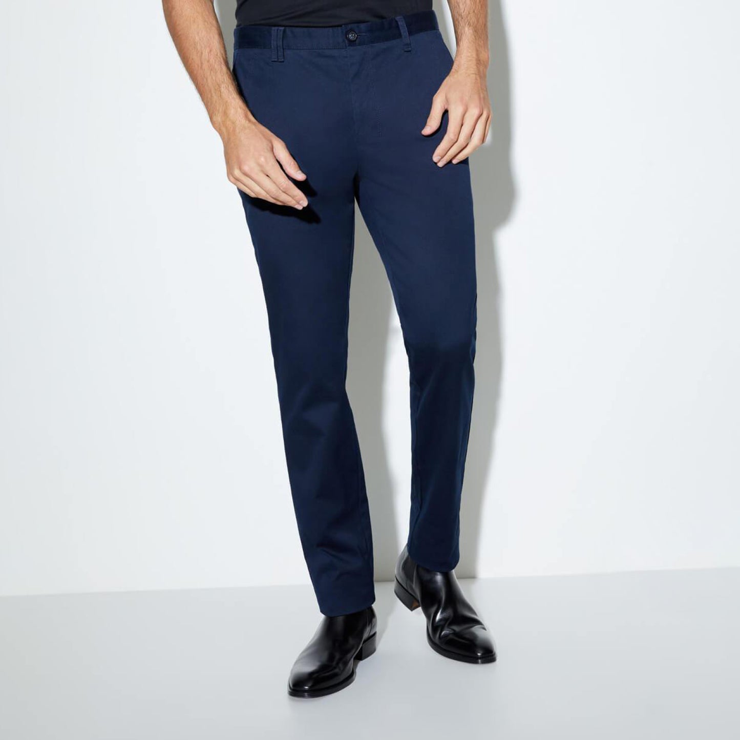 Slim Fit Cotton Stretch Twill Chinos Royal