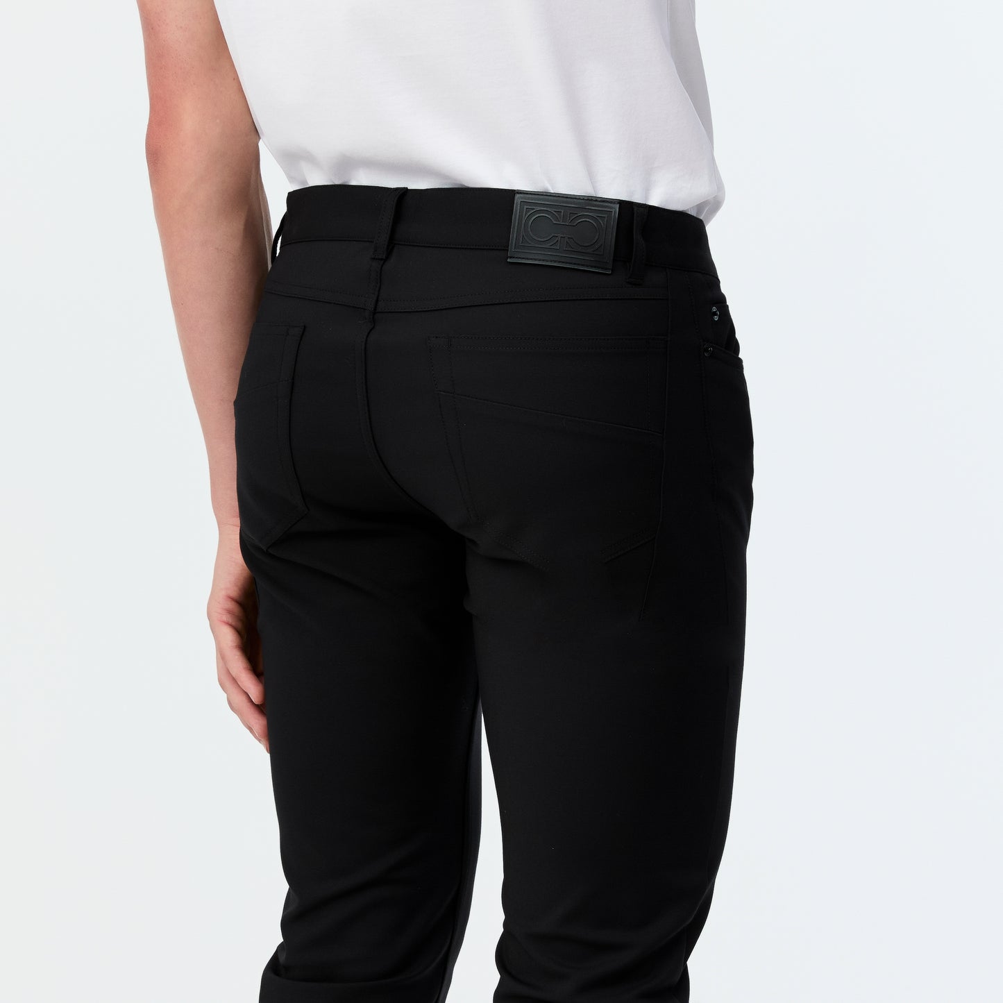 Cotton Stretch Chinos Black