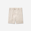 Cotton Linen Twill Shorts Natural