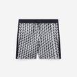 Jacquard Sweat Shorts Navy