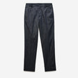 Denim Elastic Waist Pants Navy