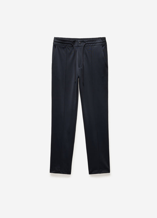 Pintucked Drawstring Pants Black