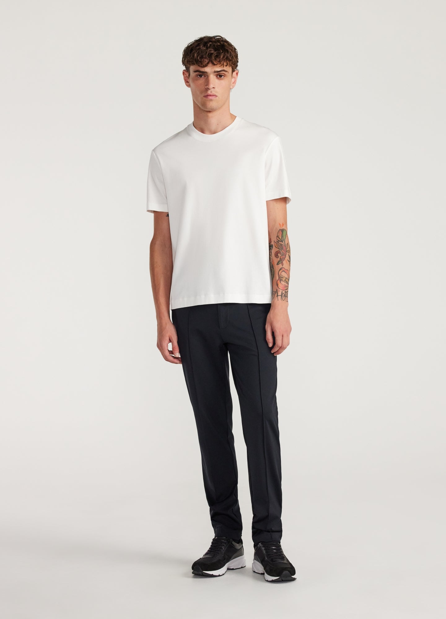 Performance Pintucked Pants Black