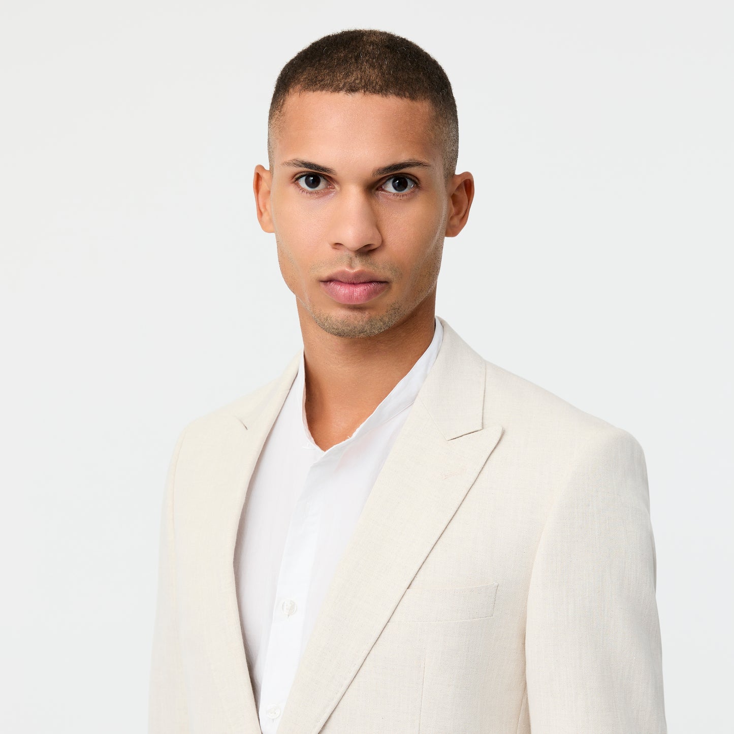 Linen Cotton Sports Coat  Natural