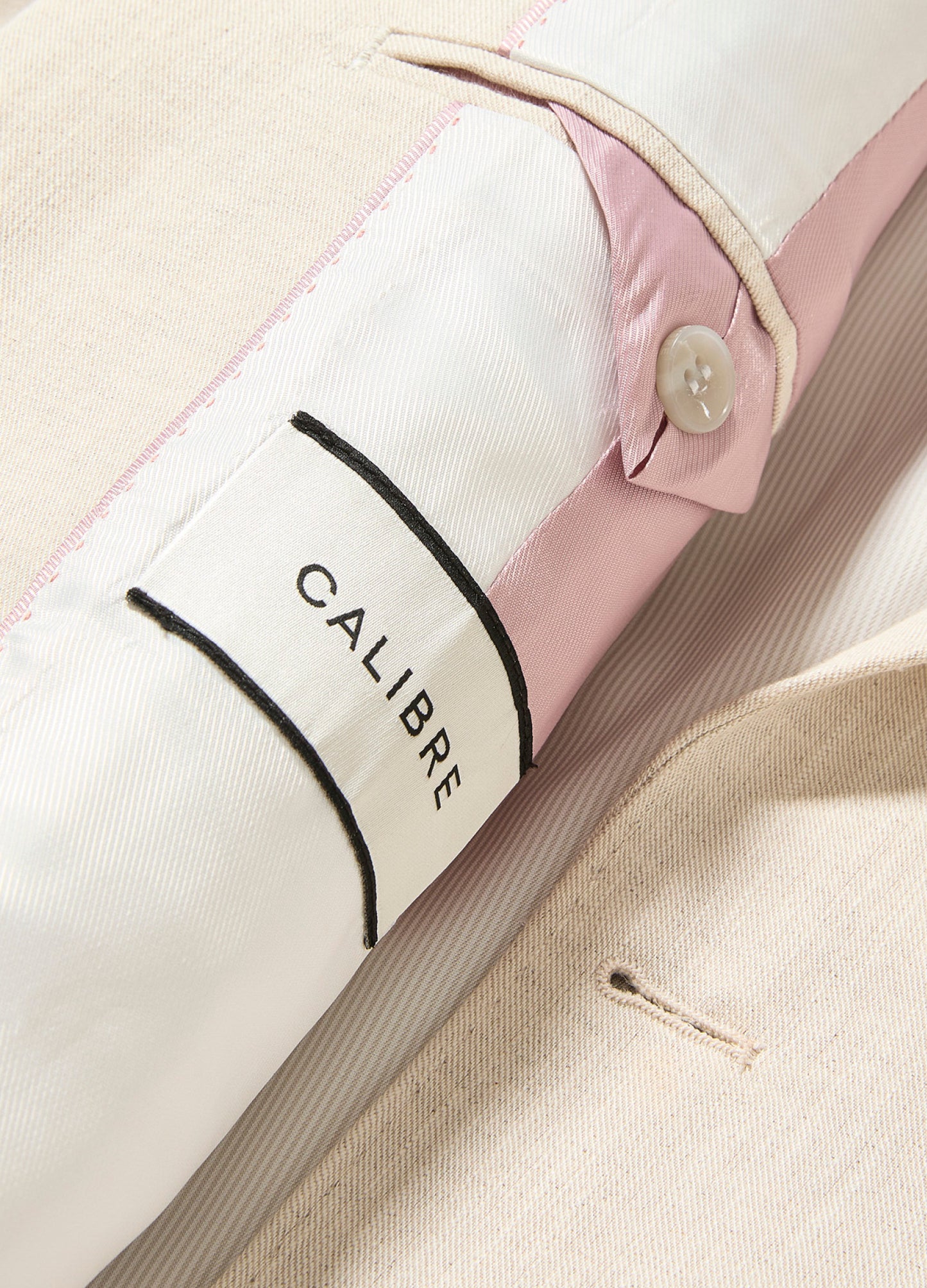 Linen Cotton Sports Coat  Natural