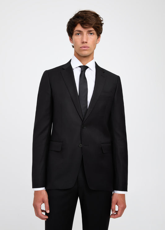 Wool Twill Jacket Black