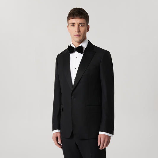 Modern Tuxedo Jacket Black